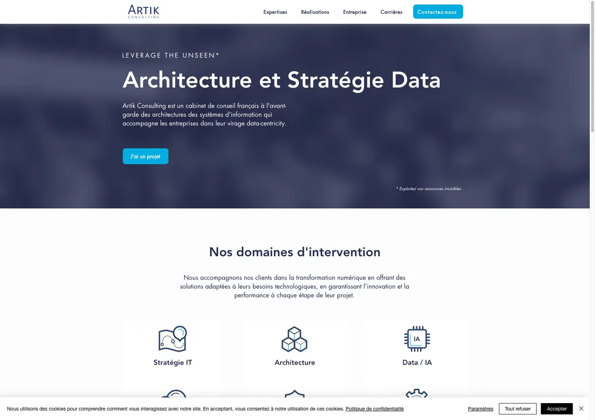 ARTIK CONSULTING Paris: éditeur de logiciels: Présentation de l'entreprise