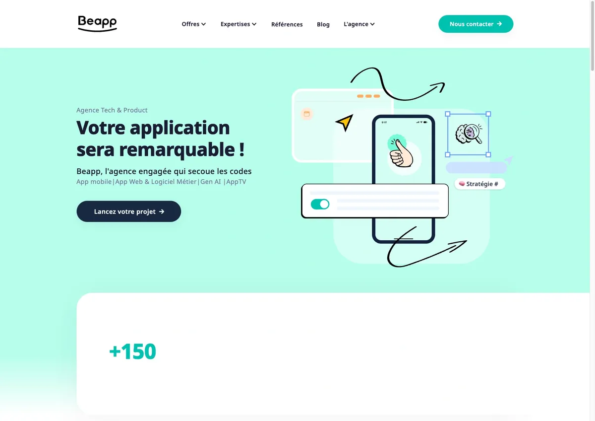 BEAPP Saint Herblain: startup Agence Web: Présentation de l'entreprise