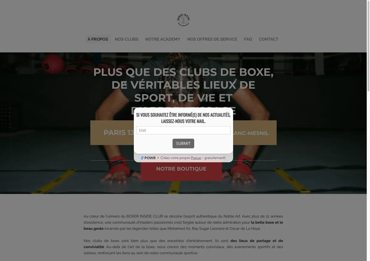 BOXER INSIDE