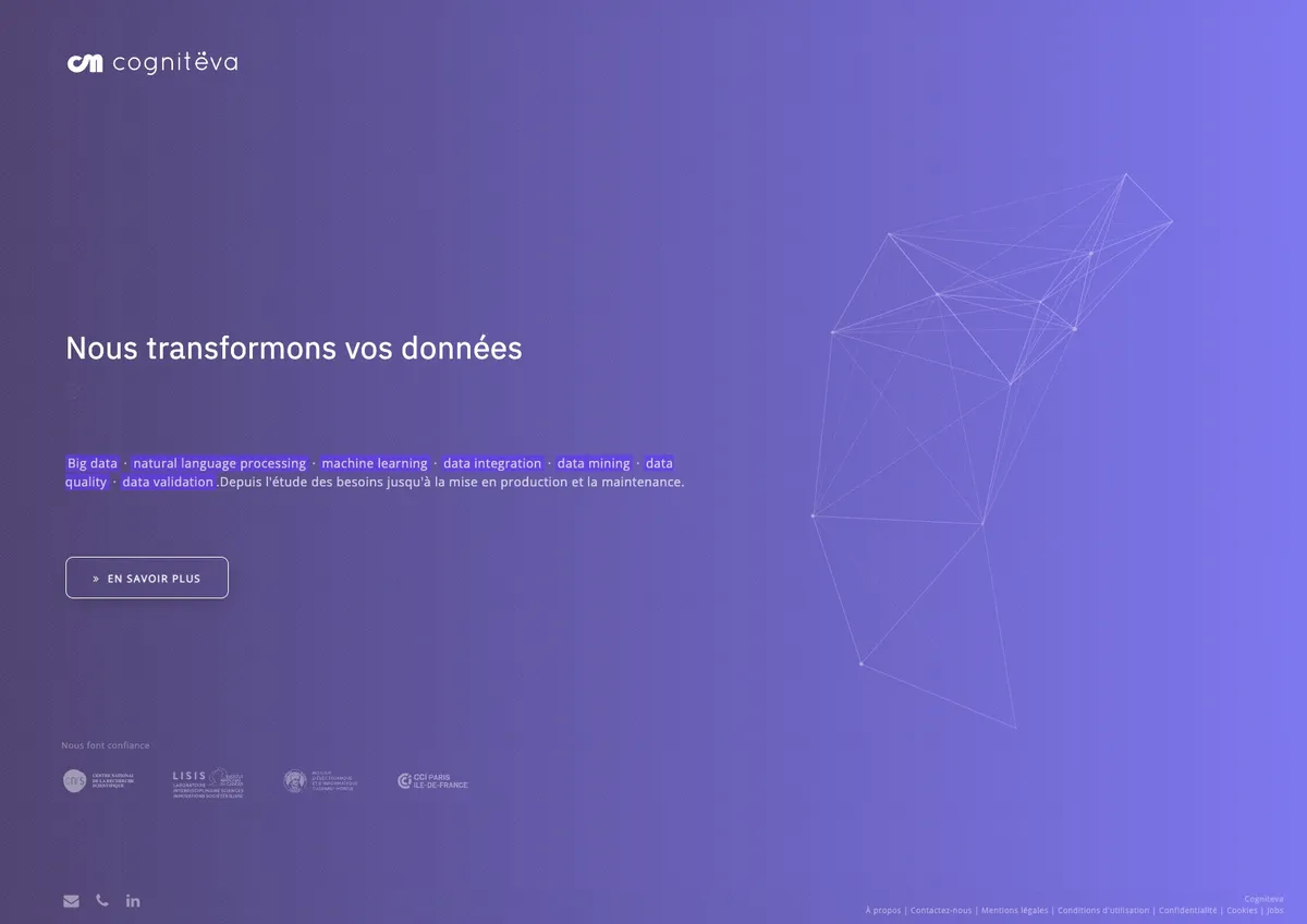 COGNITEVA Paris: startup Services: Présentation de l'entreprise