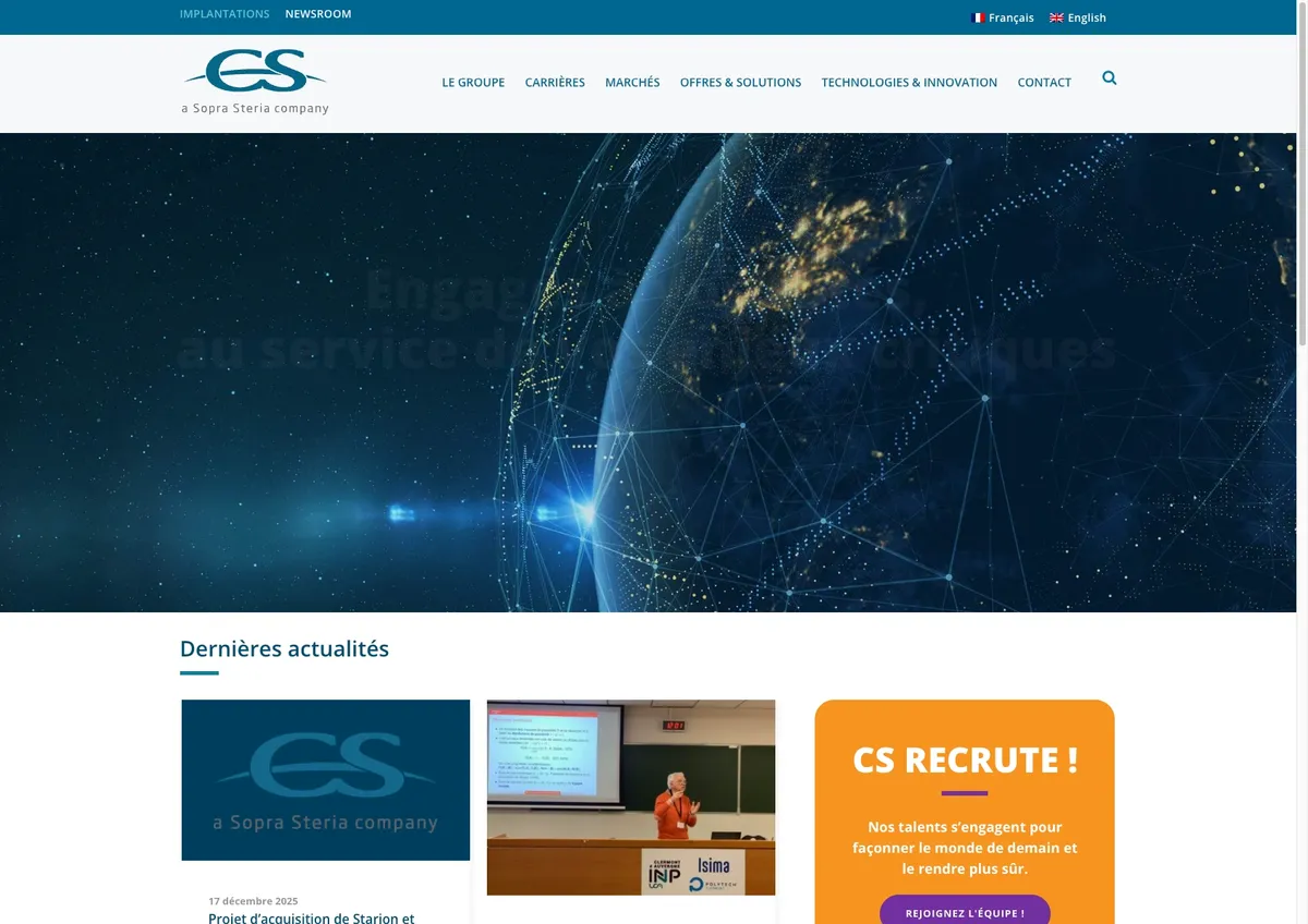 CS COMMUNICATION & SYSTEMES