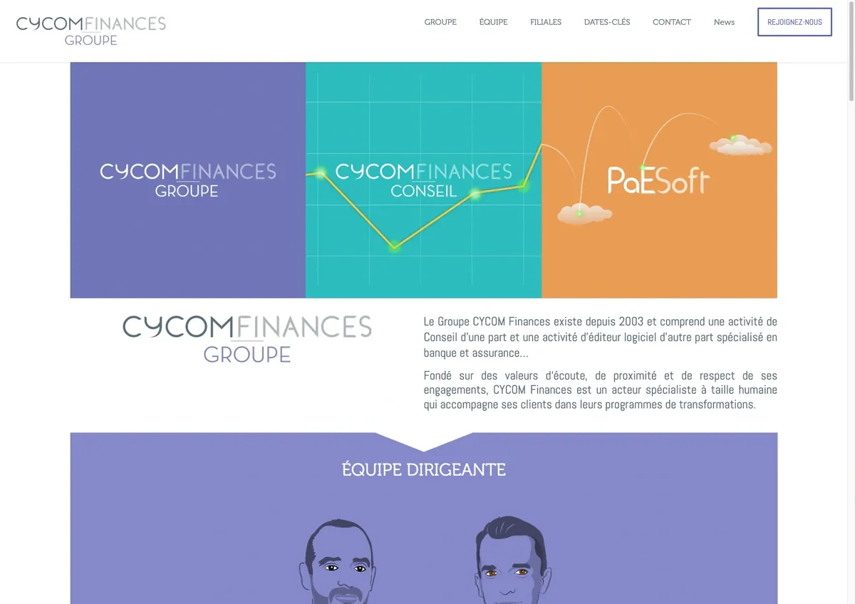 CYCOM FINANCES GROUPE Levallois Perret: éditeur de logiciels: Présentation de l'entreprise