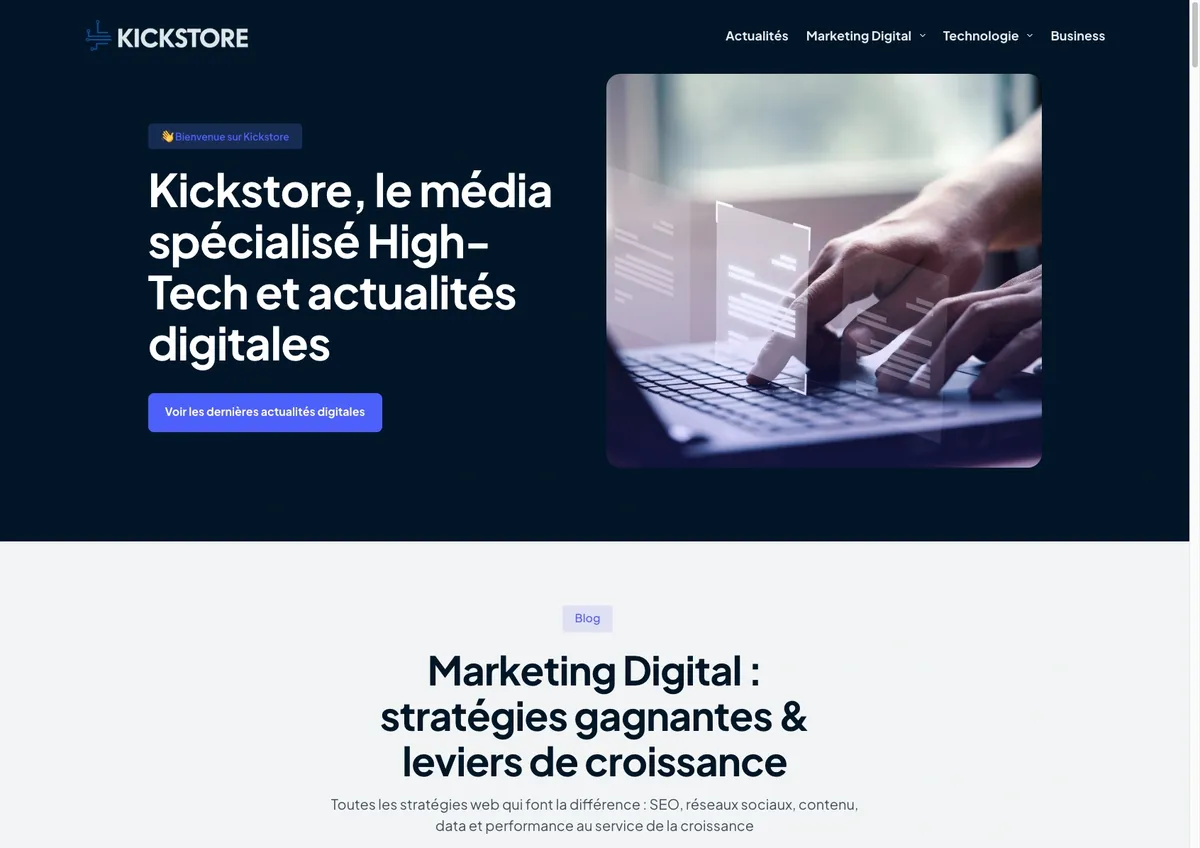 KICK STORE Paris: startup Services: Présentation de l'entreprise