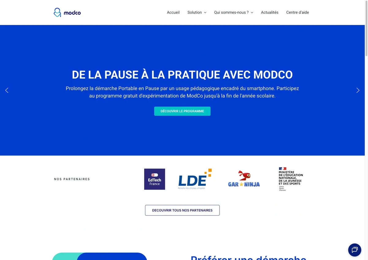 MODCO France: startup Services: Présentation de l'entreprise