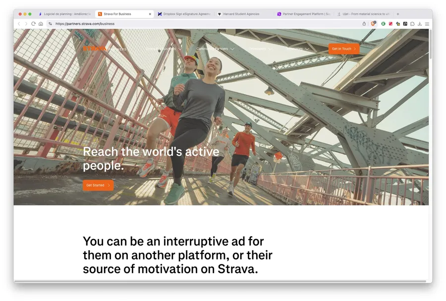 webflow strava